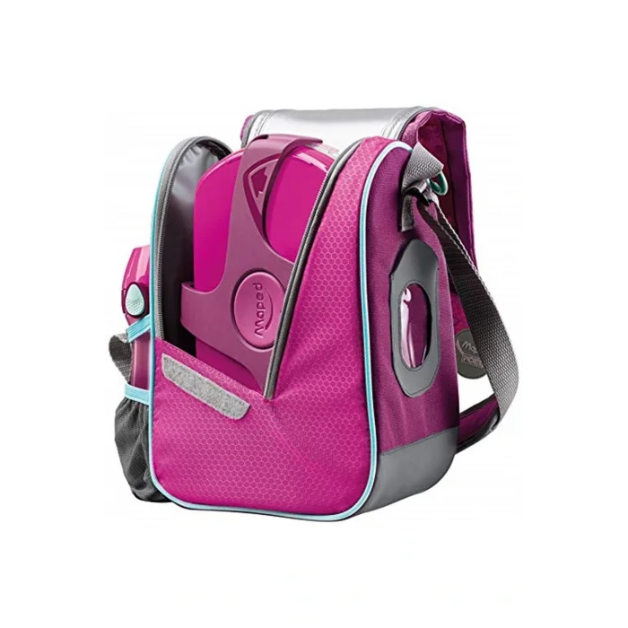 Genel Ürün Ofis Ve Kırtasiye 872016 Beslenme Çantası, 5.5 L Hacim, Su Bölmeli, Mor/pembe/turkuaz