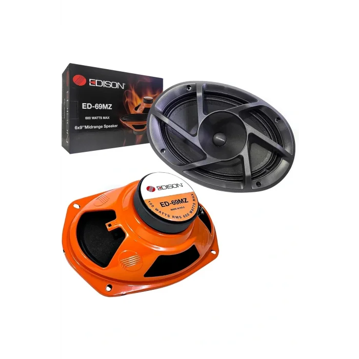 Genel Ürün Oto Mıdrange Oval 6x9 600w Kapaklı 2 Adet Ed-69mz