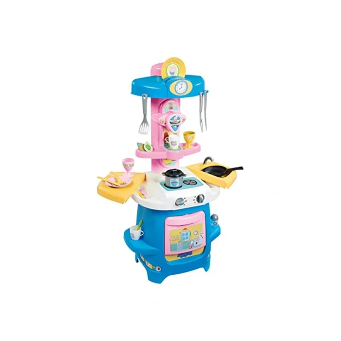 Genel Ürün 310714, Peppa Pig Cooky Mutfak, Bol Tabak Ve Aksesuarlı, Büyük Çocuk Mutfağı, Ocaklı, Fırınlı