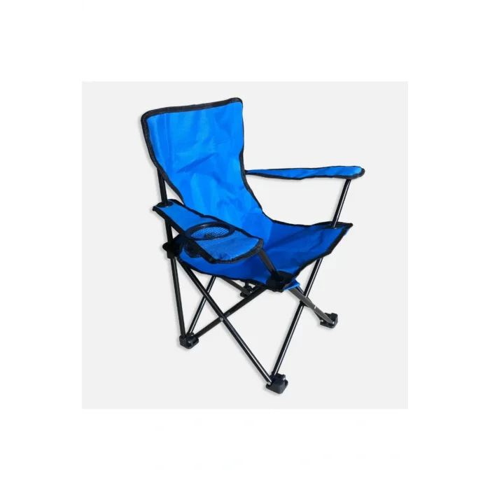 Genel Ürün Tekli Çocuk Katlanır Kamp Koltuğu Mavi Mavi Tek Kişilik Çocuk Kamp Sandalyesi
