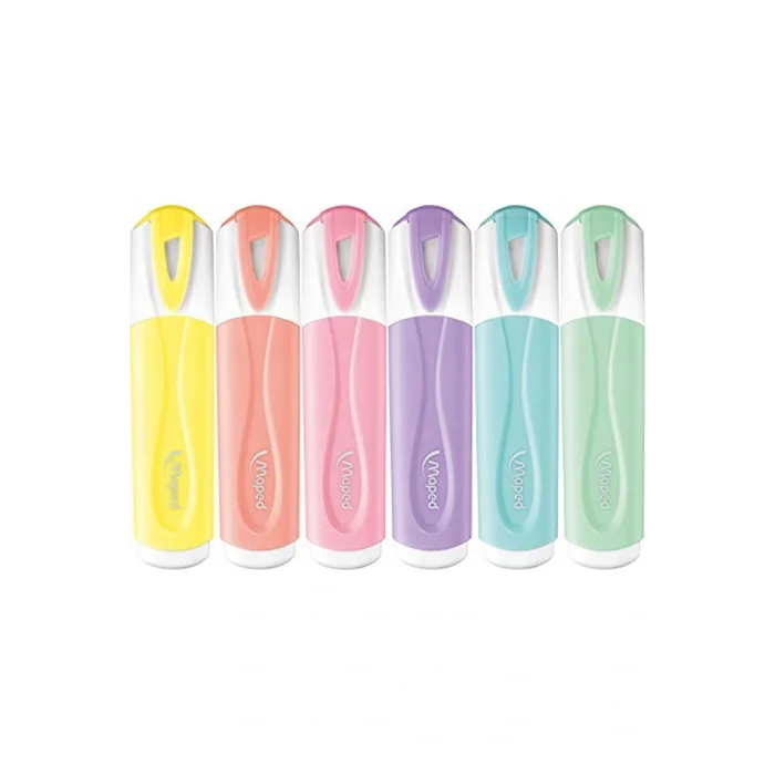 Genel Ürün Ofis Ve Kırtasiye 742558 Fosforlu Kalemler 6lı, 1-5 Mm, Pastel Renk