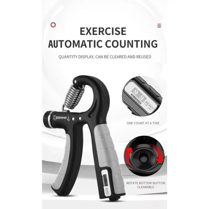 Genel Ürün Buffer Orijinal Sayaçlı El Yayı 60 Kg - 5 Kg Ayarlanabilir 1 Adet El Yayı Bilek Kas Güçlendirici