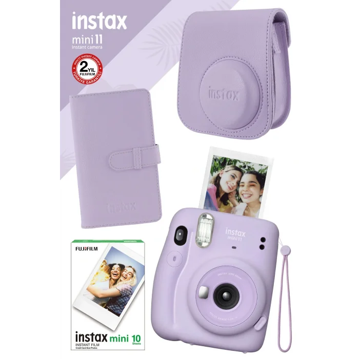 Genel Ürün Instax Mini 11 Lila Fotoğraf Makinesi Ve Hediye Seti 2
