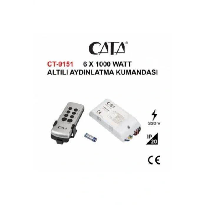 Genel Ürün Ct-9151 6lı Altılı Avize Aydınlatma Kumandası 1. Kalite - Ücretsiz Kargo