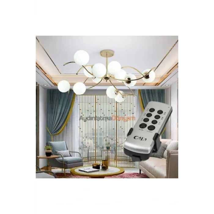 Genel Ürün Ct-9151 6lı Altılı Avize Aydınlatma Kumandası 1. Kalite - Ücretsiz Kargo