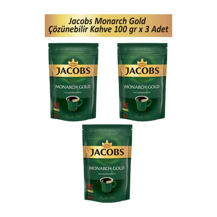 Genel Ürün Monarch Gold Çözünebilir Kahve 100 Gr X 3 Adet