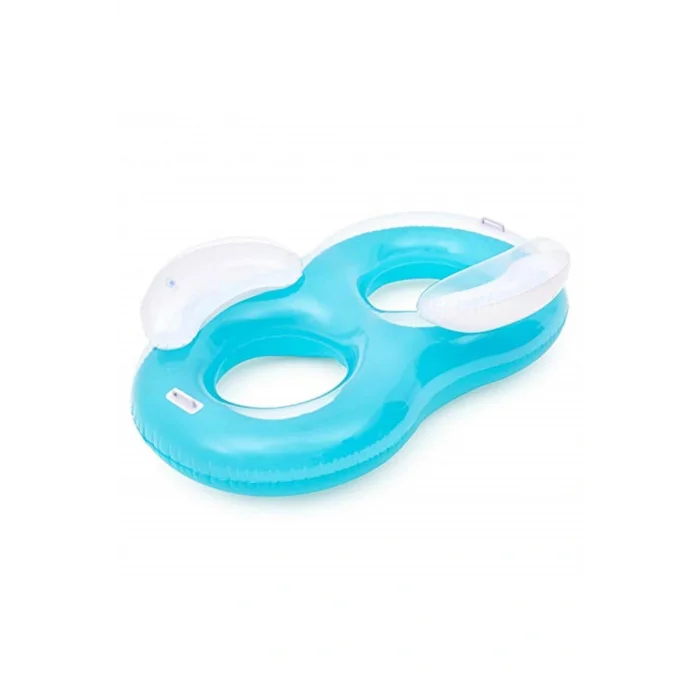 Genel Ürün 43009 Double Ring Float 188 X 117 Cm, Çift Kişilik Şezlong, Renkli