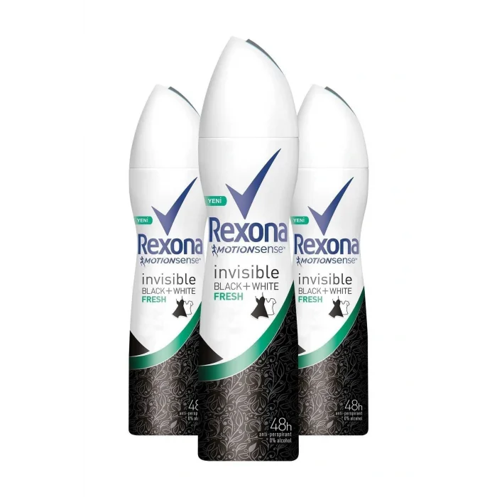 Genel Ürün Kadın Deodorant Sprey Invisible Fresh 150 Ml X 3