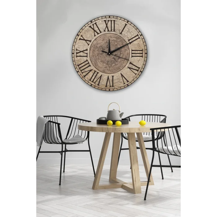 Kol Saati Retro Tasarımlı Duvar Saati 35x35cm