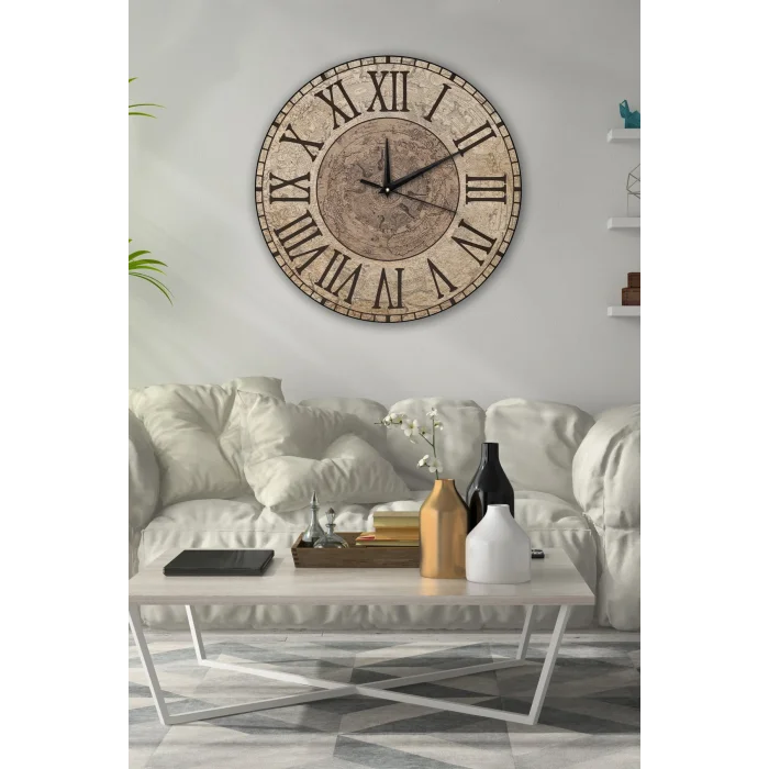 Kol Saati Retro Tasarımlı Duvar Saati 35x35cm