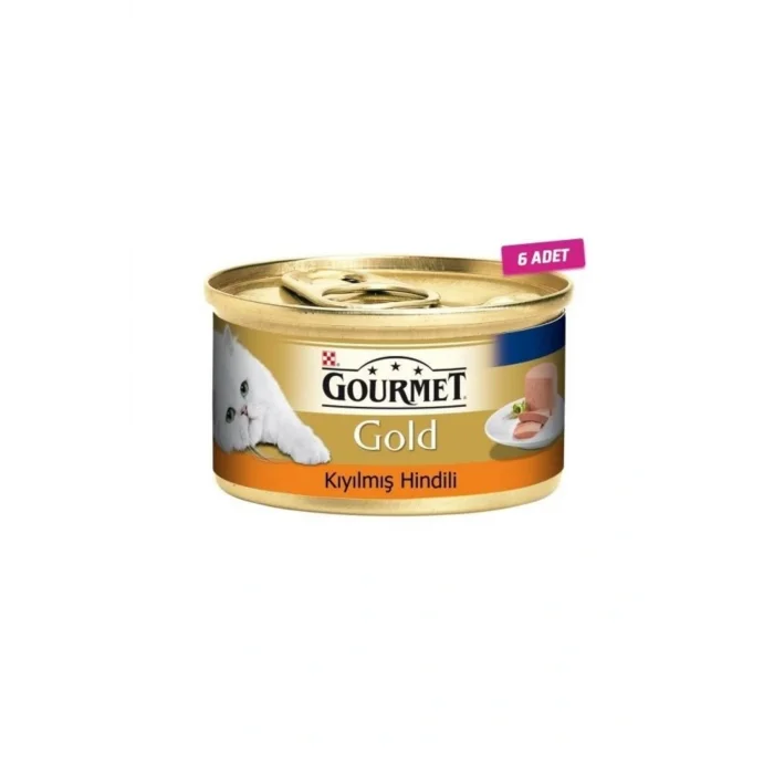 Genel Ürün 6 Adet - Kıyılmış Hindili Yetişkin Kedi Konservesi 85 Gr