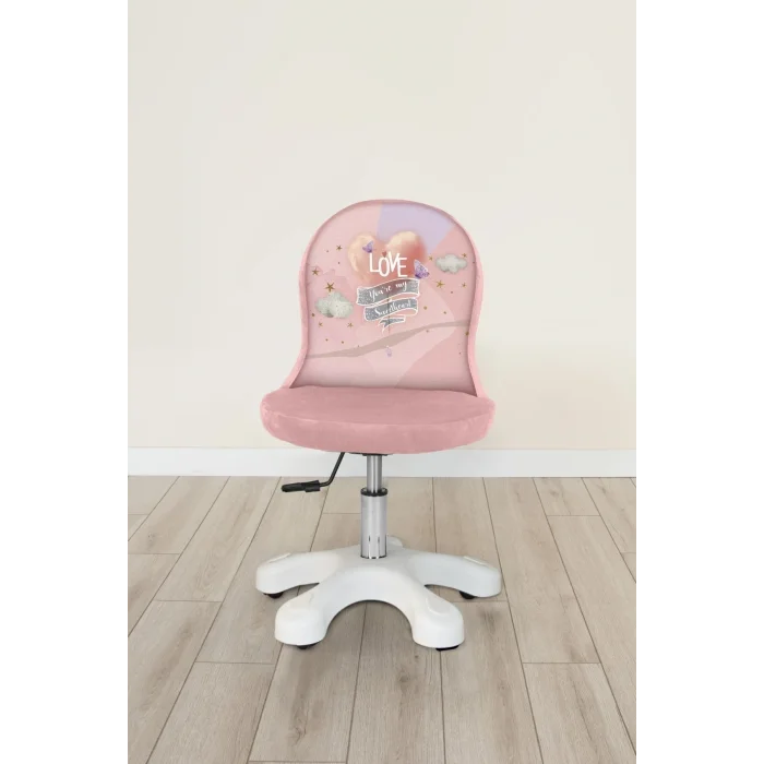 Genel Ürün Cotton Candy Çalışma Sandalyesi 8-14 Yaş