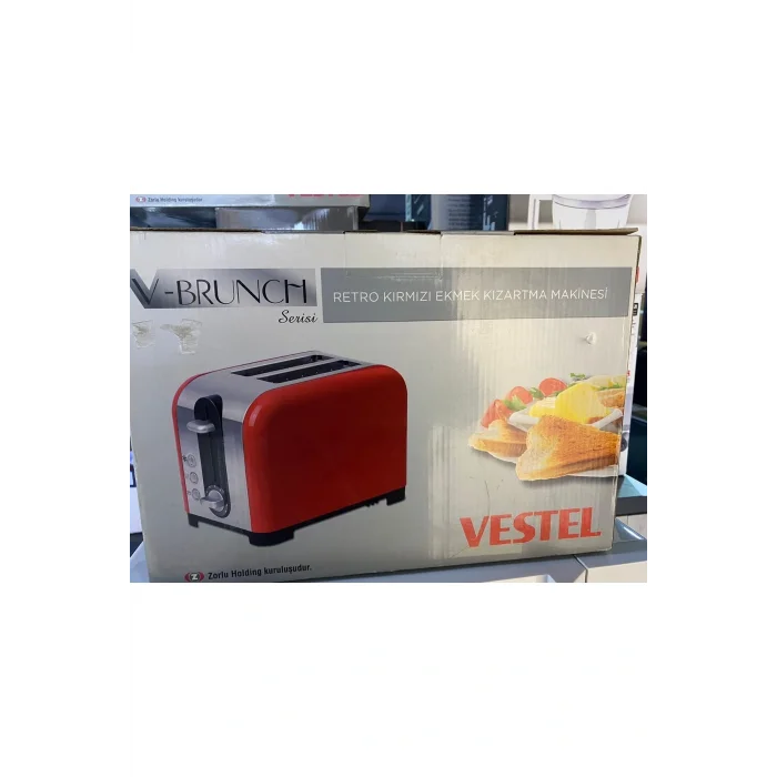 Genel Ürün Retro Kırmızı Ekmek Kızartma Makinesi