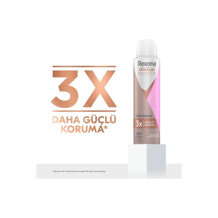 Genel Ürün Clinical Protection Confidence 3x Daha Güçlu Koruma Deodorant 150 Ml X 2 Adet
