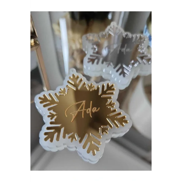 Genel Ürün Yılbaşı Ağaç Süsü - Kar Tanesi