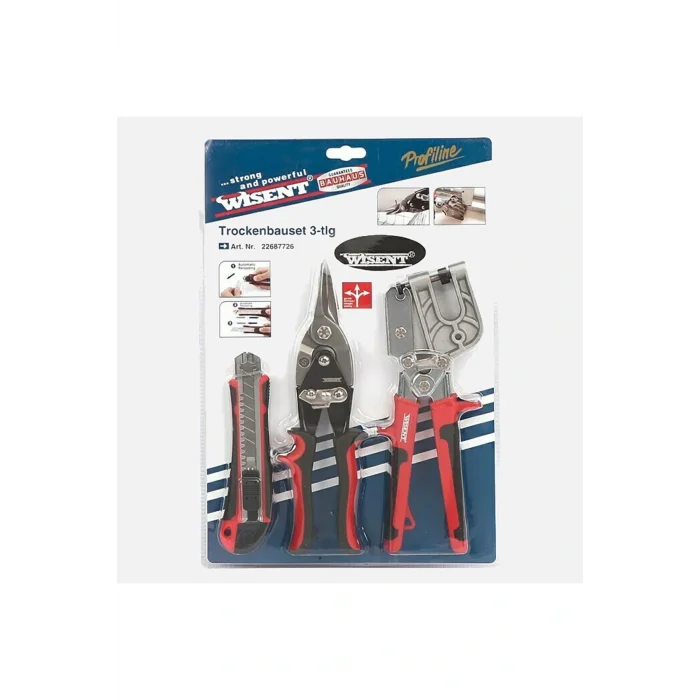 Genel Ürün Alçıpan Alet Seti - 3 Parça