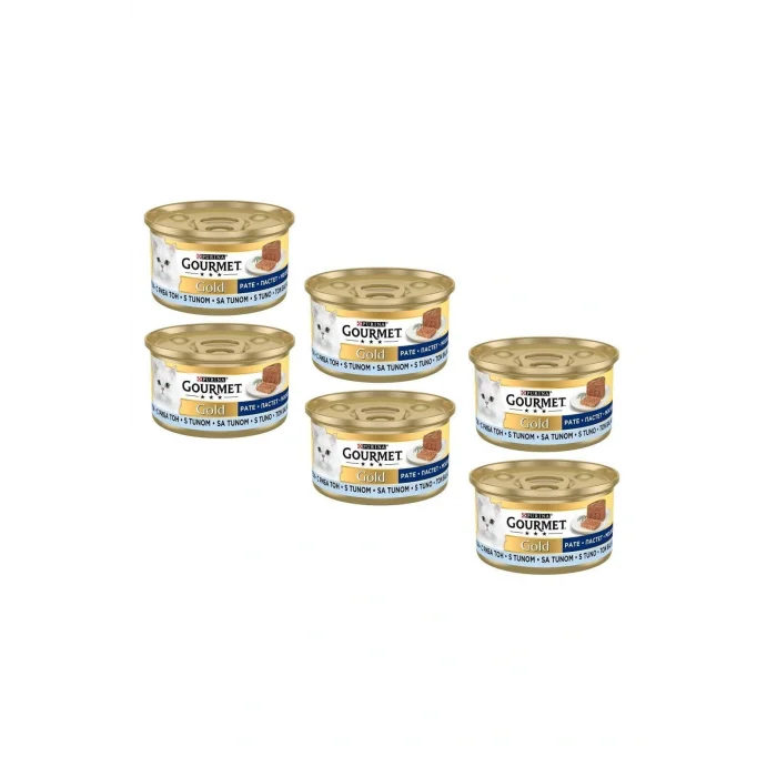 Genel Ürün Gold Kıyılmış Ton Balıklı Kedi Konservesi 85 Gr (6 Adet)