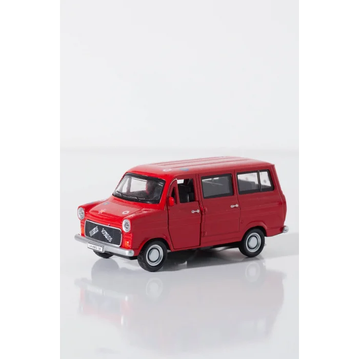 Genel Ürün Metal Çiçek Abbas Çek Bırak Kapıları Açılır Metal Araba Kırmızı Renk 13 Cm