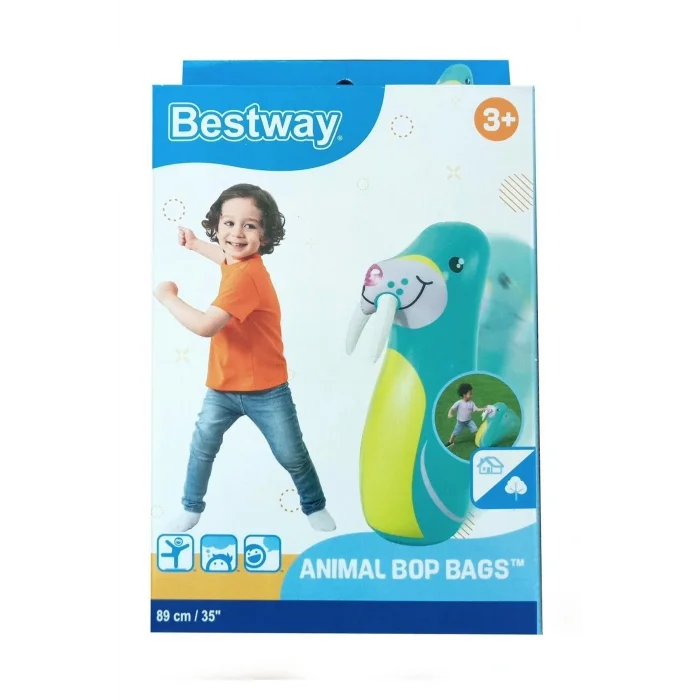 Genel Ürün Bop Bags Deniz Aslanı Desenli Hacıyatmaz 89 Cm Sulu Hacı Yatmaz