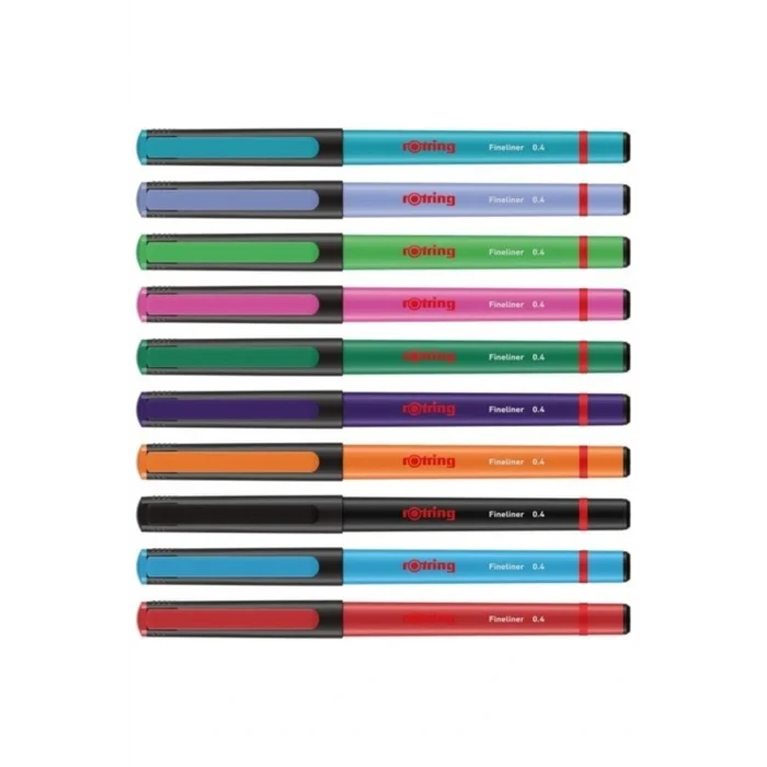 Genel Ürün Fineliner Ince Keçe Uçlu Kalem 10lu
