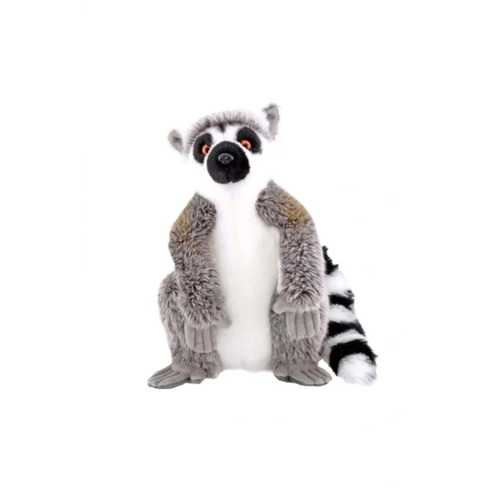Oyuncak Peluş Oyuncak Oturan Lemur 28 Cm