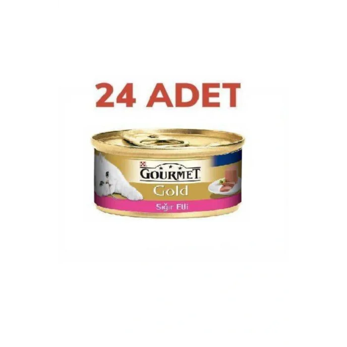 Genel Ürün Kıyılmış Sığır Eti Yaş Kedi Maması 85 Gr X 24 Adet