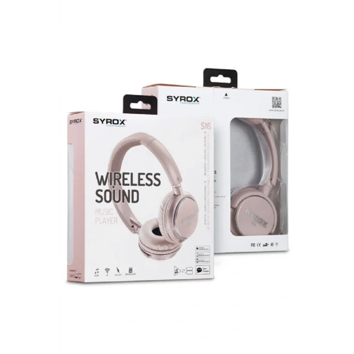 Genel Ürün Kulaküstü Kablosuz Bluetooth Kulaklık Hafıza Kartı Girişli (4 İN 1) Pembe