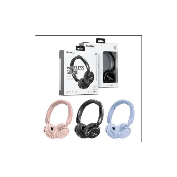 Genel Ürün Kulaküstü Kablosuz Bluetooth Kulaklık Hafıza Kartı Girişli (4 İN 1) Pembe