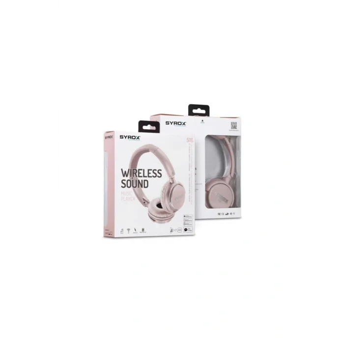 Genel Ürün Xx-80 ( S16 Bt Pembe) Kulaküstü Kablosuz Bluetooth Kulaklık Hafıza Kartı Girişli S16