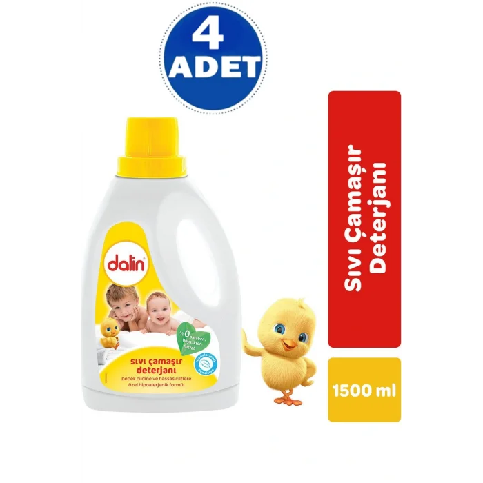 Genel Ürün Sıvı Çamaşır Deterjanı 1500 Ml 4 Adet