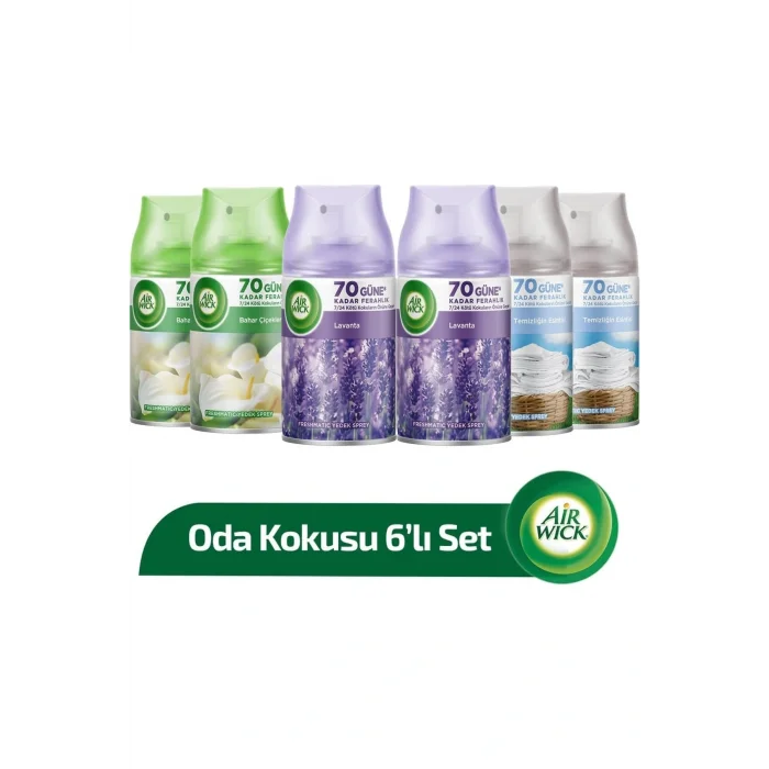 Genel Ürün Oda Kokusu Freshmatik Makine Yedek Spreyi (6 X 250 ML)