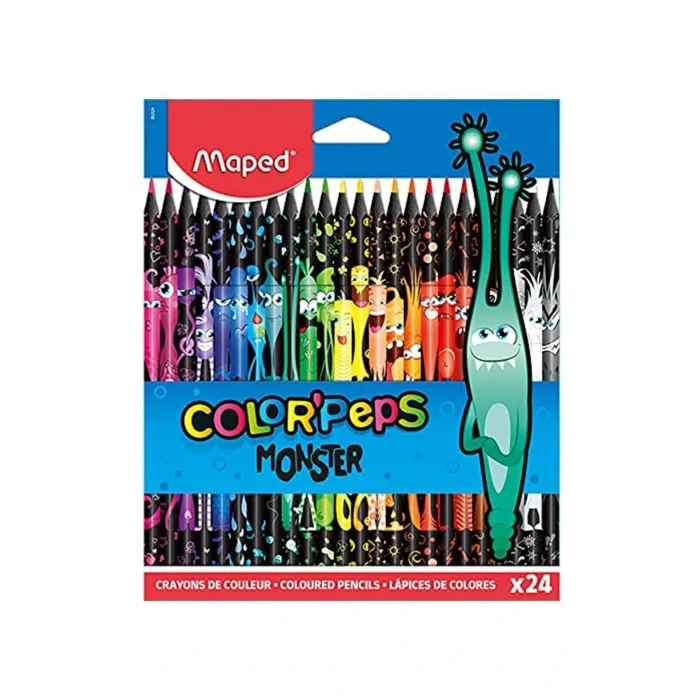 Genel Ürün Monster Kuru Boya-24 Lü