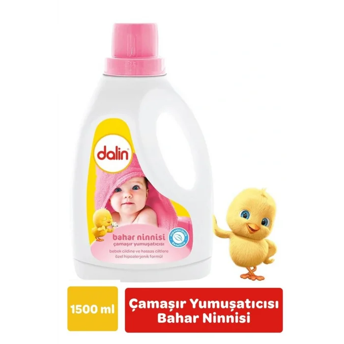Genel Ürün Sıvı Çamaşır Yumuşatıcısı Bahar Ninnisi 1500 ml Sıvı Çamaşır Deterjanı 1500 ml