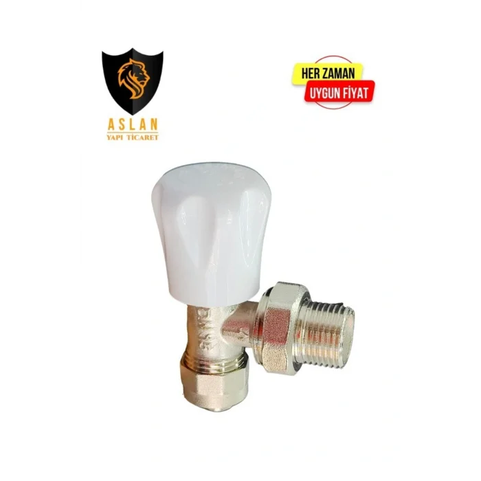 Genel Ürün - Kalde Petek Vanası Köşe Radyatör Vanası - Düz