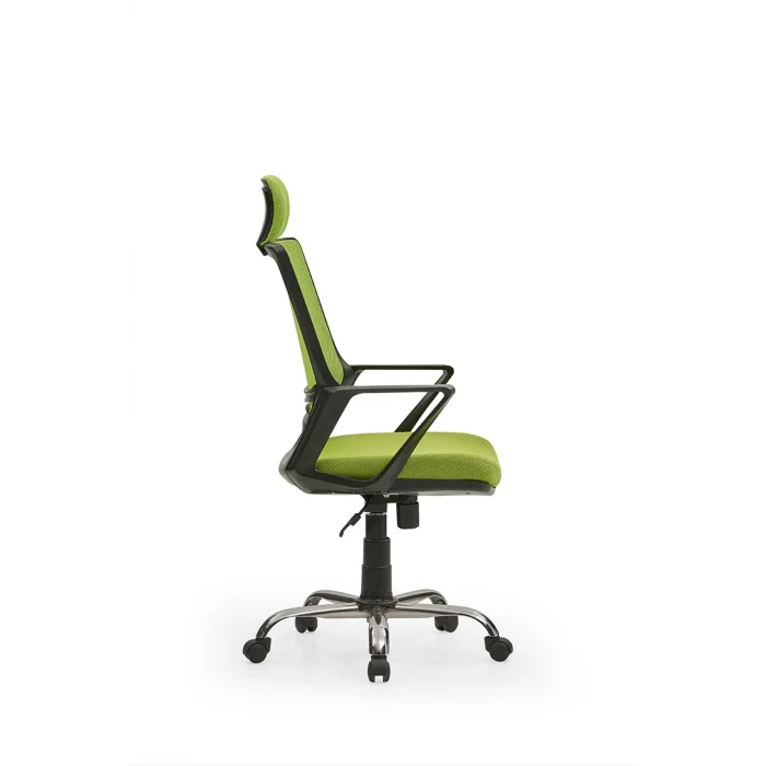 Genel Ürün Arya2 Bilgisayar Koltuğu - Ofis - Müdür - Büro - Çalışma Sandalyesi Yeşil Renk Krom Ayaklı
