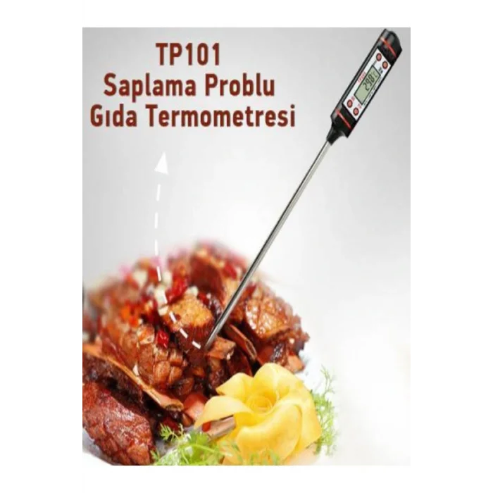 Termos Yemek Gıda Termometresi Gıda Yemek Sıcaklık Ölçer Dijital Et Su Süt Yiyecek Sıcaklık Ölçer Mutfak