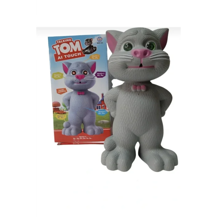 Genel Ürün Konuşan Kedi Tom Ses Kaydeden Müzikli 23 Cm Talking Tom Cat Prrr0404040