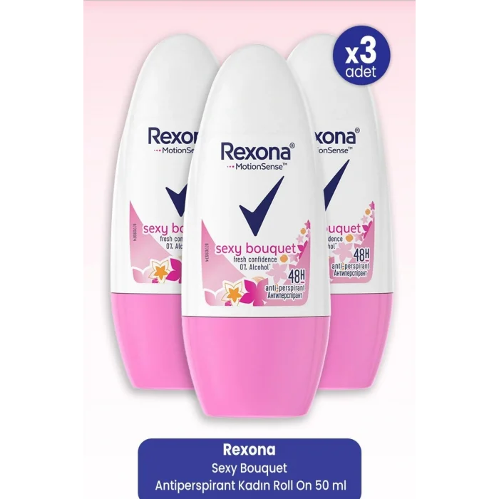 Genel Ürün Se Sexy Bouquet Antiperspirant Kadın Roll On 50 Ml X 3 Adetxy Bouquet Antiperspirant Ka