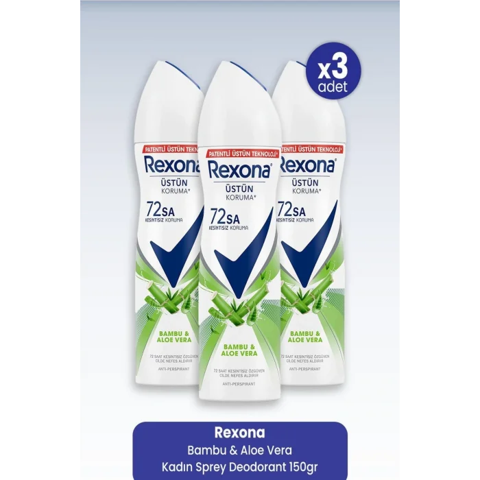 Genel Ürün Bambu ve Aloe Vera Kadın Sprey Deodorant 150 ml