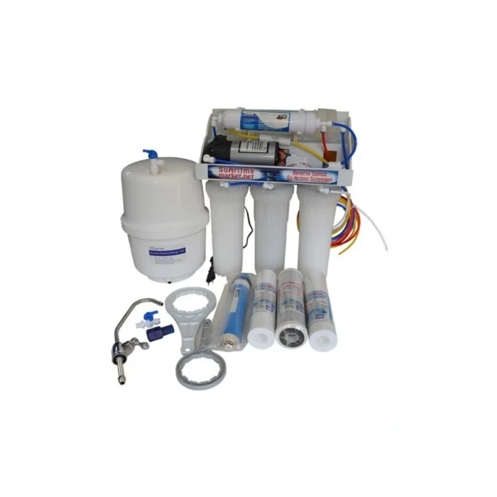 Genel Ürün Su Arıtma Cihazı Pompalı 75 Gpd 5 Aşamalı