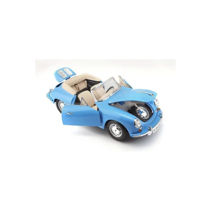 Genel Ürün 1:18 Porsche 356B Cabriolet 1961 Model Araba-Mavi
