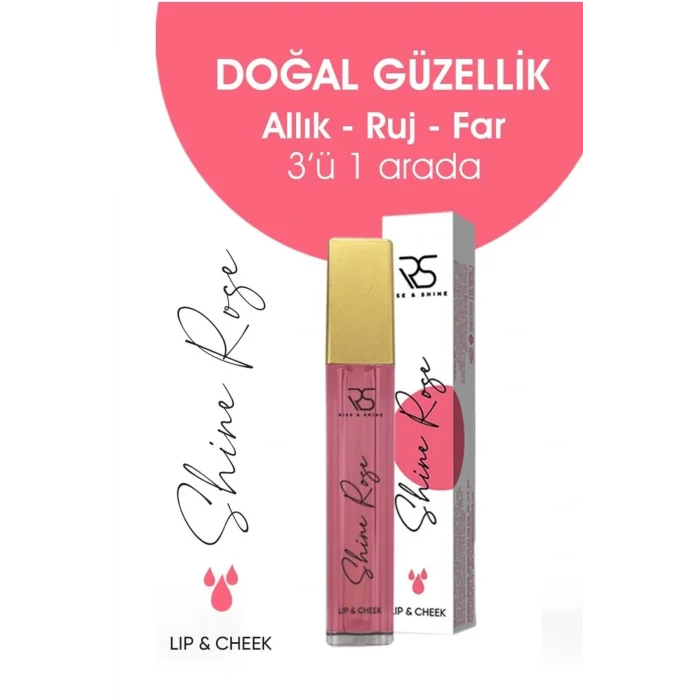 Genel Ürün Shine Rose Lip & Cheek 5 ml