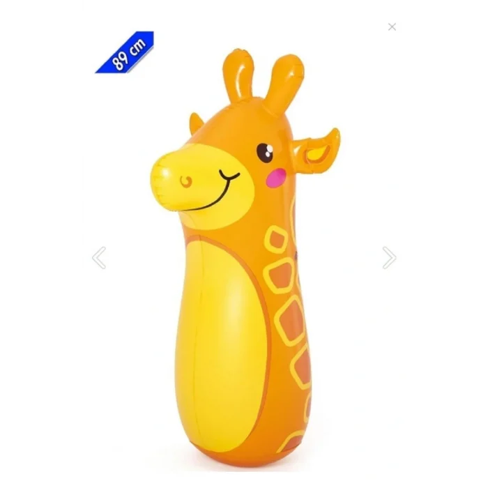 Genel Ürün Bop Bags Zürafa Desenli Hacıyatmaz 89 Cm Sulu Hacı Yatmaz