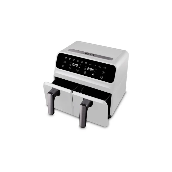 Genel Ürün DUAL-COOKER AIR FRYER BEYAZ 4+4 8 Litre