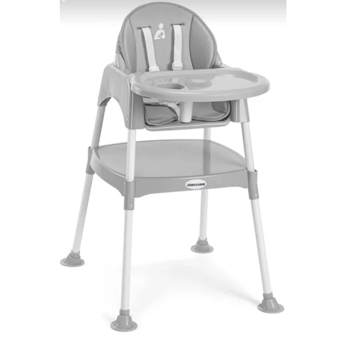 Genel Ürün Pretty 3 in1 Çalışma Masalı Mama Sandalyesi Gri