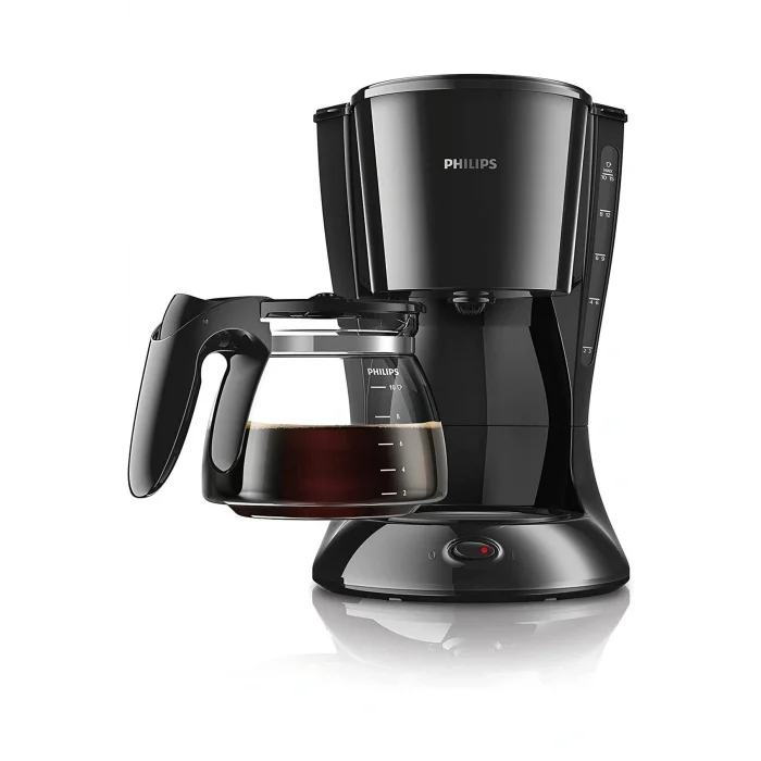 Genel Ürün Kahve Makinesi, 1.2 L Cam Sürahili, Makinede Yıkanabilir, 1000 W, Siyah