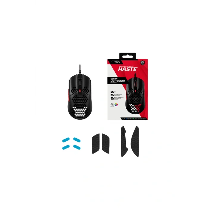 Genel Ürün Pulsefire Haste Mouse Kırmızı Siyah