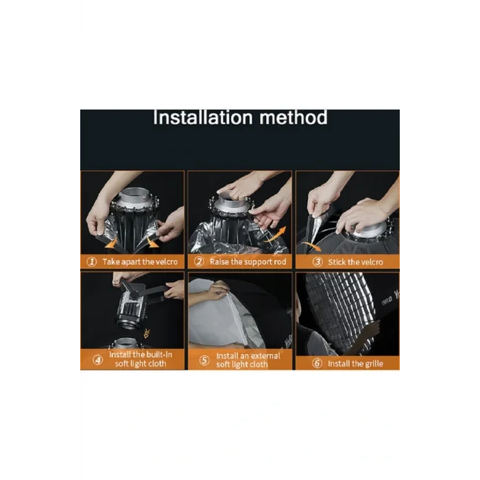 Genel Ürün YN120K Bowens Mount Parabolic Softbox 120cm