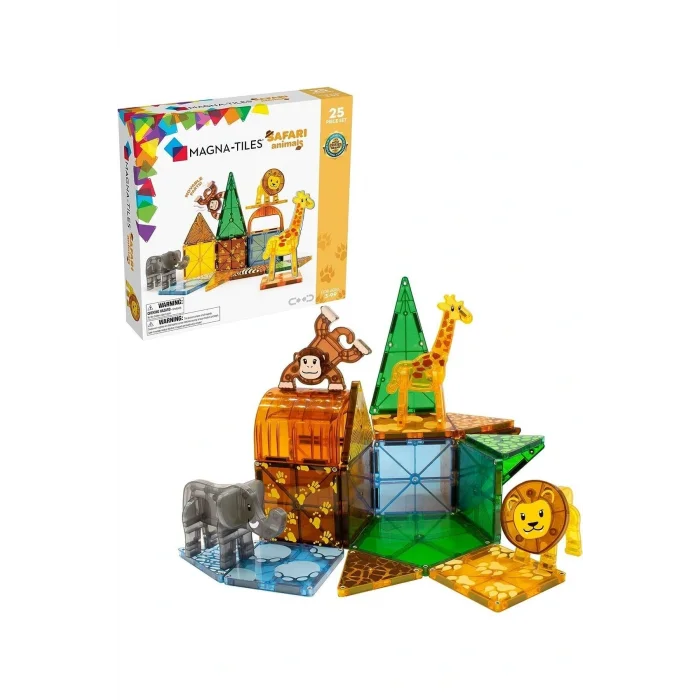Genel Ürün Magnatiles Safari Seti 25 Parça