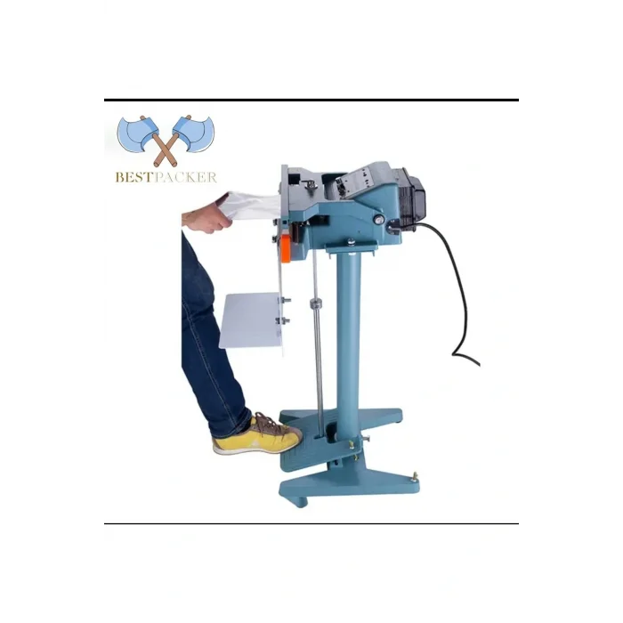 Genel Ürün Pfs-450 Pedallı Tek Yapıştırma Çeneli Poşet Ağzı Yapıştırma Makinesi (45CMX0,8CM)